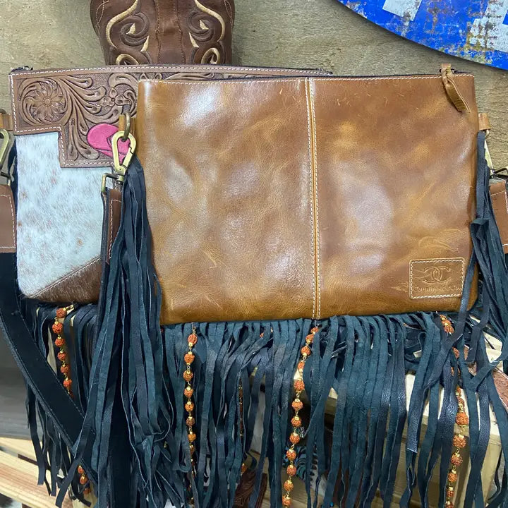 Howdy Cowhide Purse