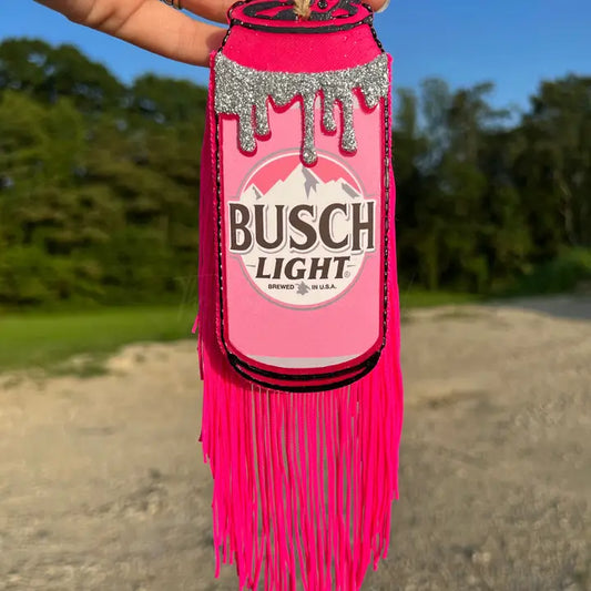 Pink Drip Beer Can Freshie