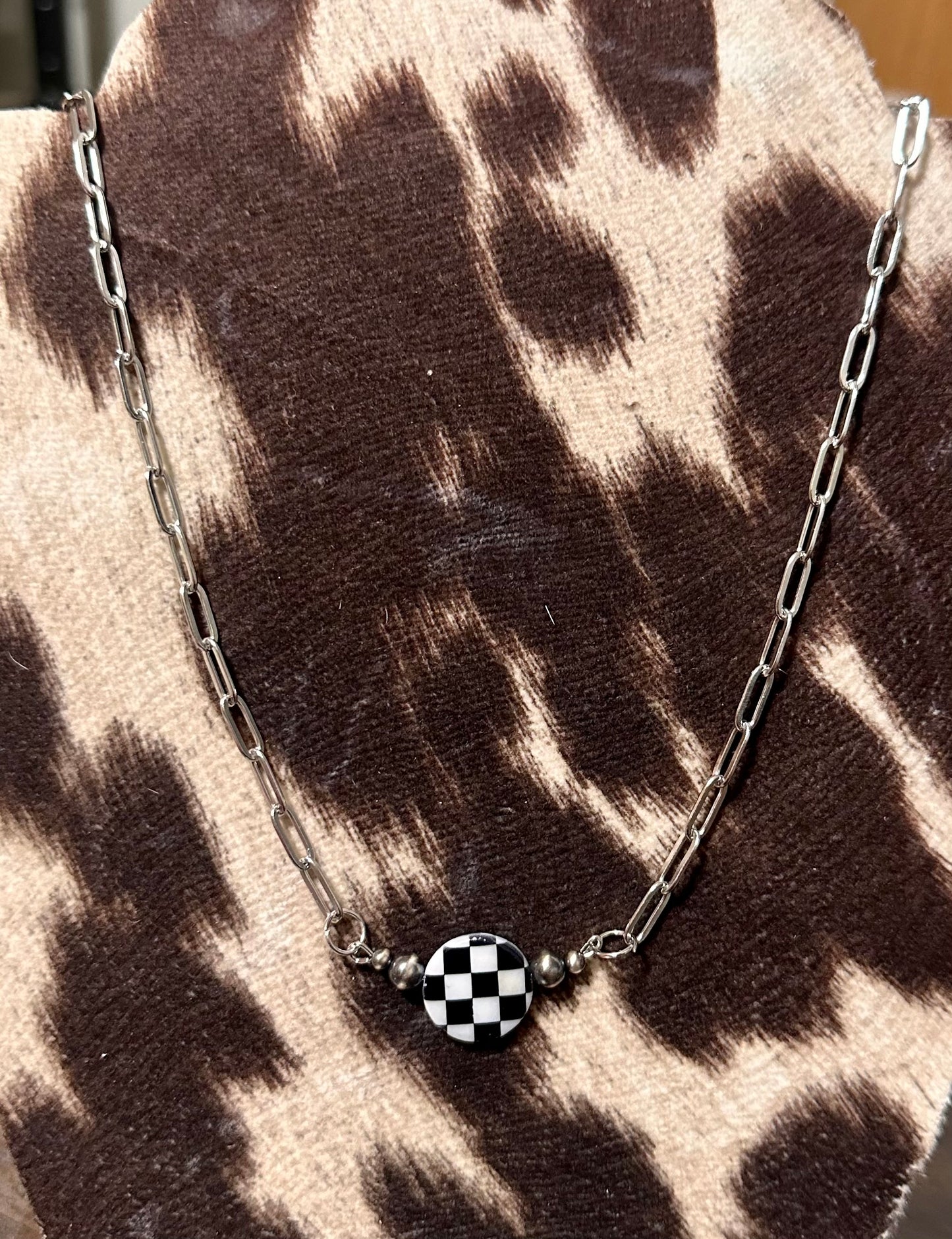 Checkered Necklace