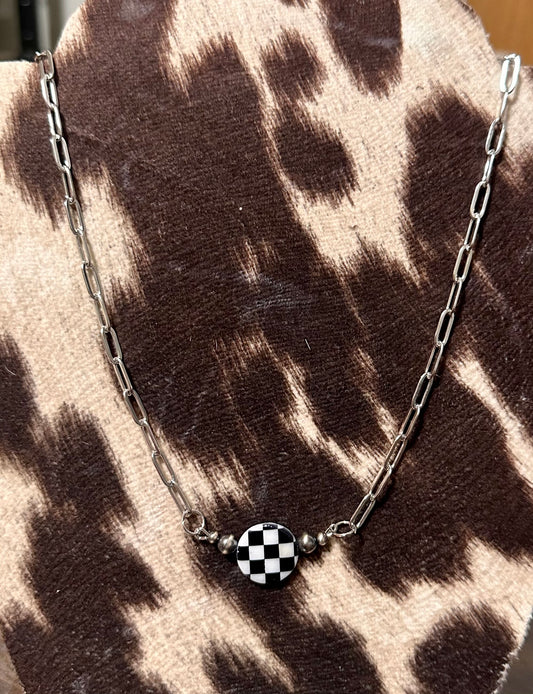 Checkered Necklace