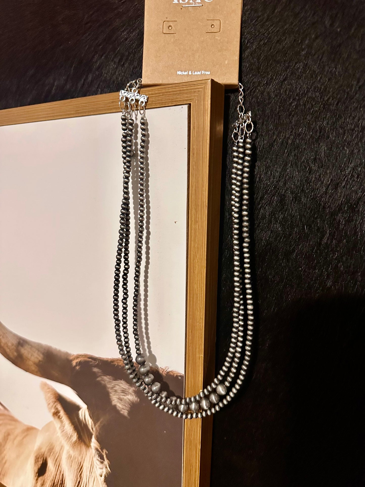 Triple Layer Faux Navajo Necklace