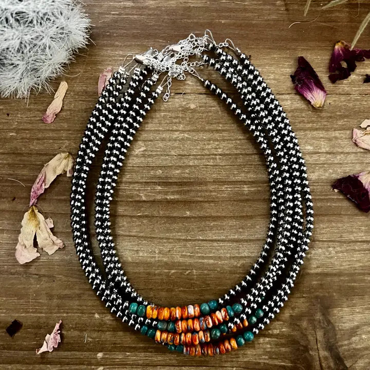 Orange Navajo Choker