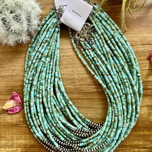 Turquoise & Navajo Pearl Choker